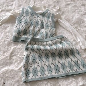 Toddler skirt set